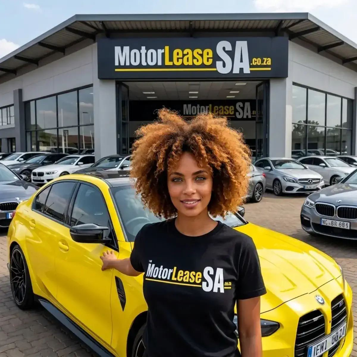 Motor Lease SA team helping customers secure vehicle subscriptions